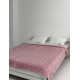 Плед Dushka Home Королівська Шиншила Ромб 21224 200х230 см рожевий