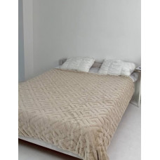 Плед Dushka Home Королівська Шиншила Ромб 21227 200х230 см бежеве