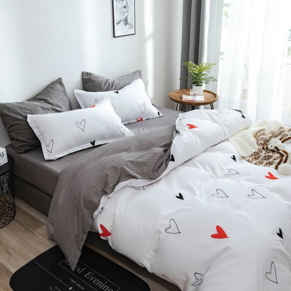 Постільна білизна двоспальне Dushka Home Полікотон 21118 180х215 см