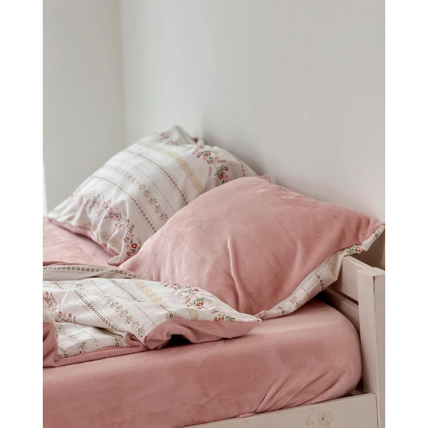 Постільна білизна двоспальне Dushka Home Сатин Плюш 21268 180х215 см