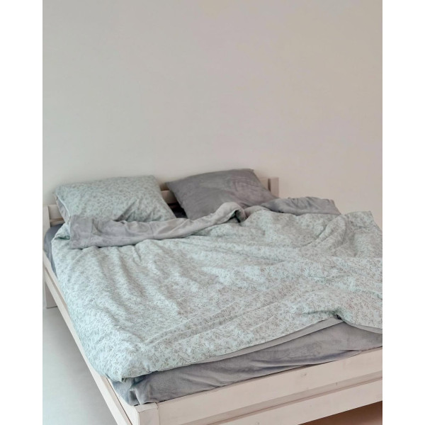 Постільна білизна двоспальне Dushka Home Сатин Плюш 21272 180х215 см