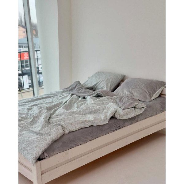 Постільна білизна двоспальне Dushka Home Сатин Плюш 21272 180х215 см