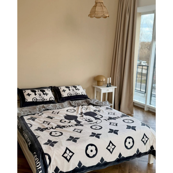 Постільна білизна дитяча плюшева двоспальне Dushka Home 21212 180х215 см