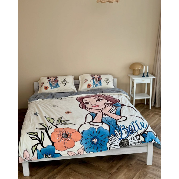 Постільна білизна дитяча плюшева полуторна Dushka Home 21208 160х215 см