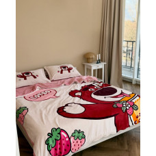 Постільна білизна дитяча плюшева полуторна Dushka Home 21214 160х215 см