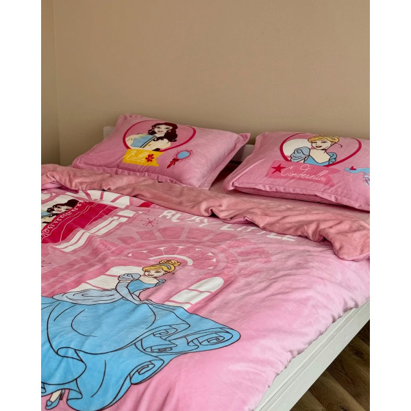 Постільна білизна дитяча плюшева полуторна Dushka Home 21217 160х215 см