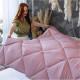 Ковдра полуторна ТЕП Washed Cotton 1-03650_28829 210х140 см рожева