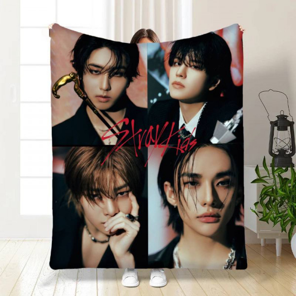 Плед 3D Stray Kids NEW Коллаж 30657 180х215 см