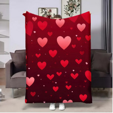 Плед 3D на день закоханих Red Hearts №2 30855 180х215 см