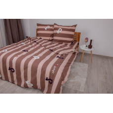 Постільна білизна полуторна ТЕП Soft dreams Line Brown 2-03857-26452 150х215 см коричнева