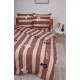 Постільна білизна полуторна ТЕП Soft dreams Line Brown 2-03857-26452 150х215 см коричнева