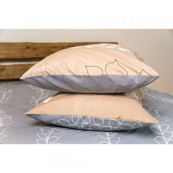 Постільна білизна полуторна ТЕП Soft dreams Grey Leaf 2-03857-25848 150х215 см