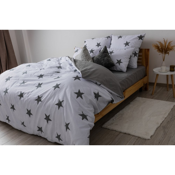 Постільна білизна полуторна ТЕП Soft dreams Morning Star Blue 2-03857-25317 150х215 см блакитна