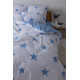 Постільна білизна полуторна ТЕП Soft dreams Morning Star Blue 2-03857-25317 150х215 см блакитна