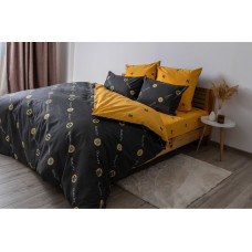Постільна білизна сімейна ТЕП Soft dreams Grey and Orange 2-03860-26022 150х215х2 см