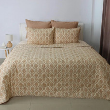 Покривало з 1 наволочкою євро ТЕП Elegante Cotton Beige Fantasy 4-04578_32780 220х240 см