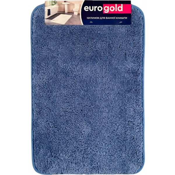 Килимок у ванну Eurogold 7016102760 40х60 см синій