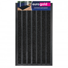 Килимок придверний Eurogold S-6074-BLA 45х75 см чорний