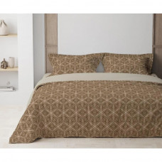 Постільна білизна євро ТЕП Happy Sleep Bronze Grid ТЕП 2-03796_32685 200х215 см
