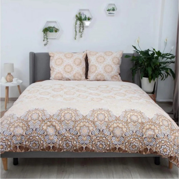 Постільна білизна євро ТЕП Happy Sleep Debbi Brown ТЕП 2-03796_31776 200х215 см