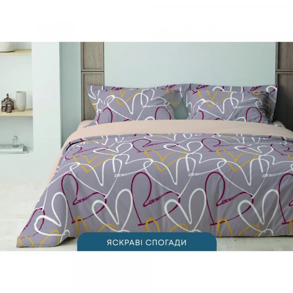 Постільна білизна євро ТЕП Happy Sleep Яскраві спогади 2-03796_31757 200х215 см