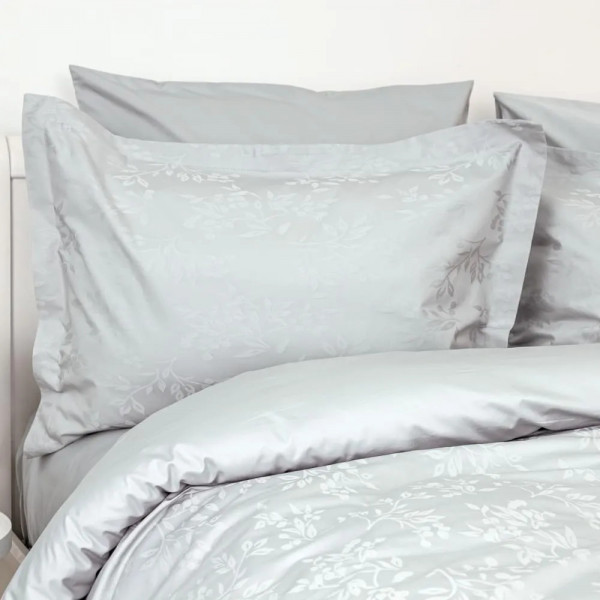 Постільна білизна євро ТЕП Grace Jacquard Light Grey 2-04547_31833 200х220 см світло-сіра