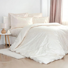 Постільна білизна євро ТЕП Grace Jacquard Milky 2-04547_31835 200х220 см молочна