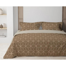 Постільна білизна сімейна ТЕП Happy Sleep Bronze Grid 2-03797_32686 150х215х2 см