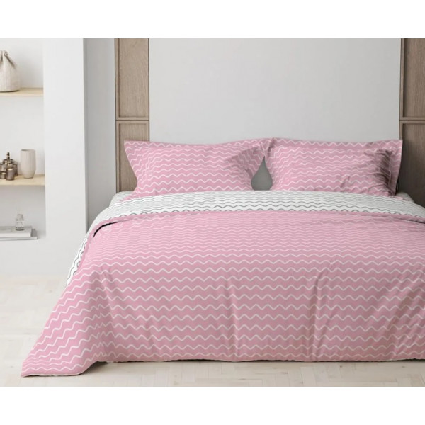 Постільна білизна сімейна ТЕП Happy Sleep Pink Wave 2-03797_32339 150х215х2 см