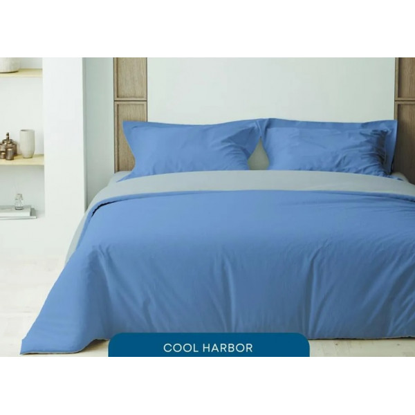 Постільна білизна двоспальне ТЕП Cool Harbor 2-01691_31633 180х215 см блакитне