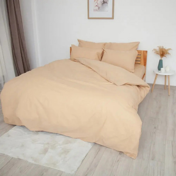 Постільна білизна євро ТЕП Happy Sleep Рим 2-03796_28039 200х215 см бежева
