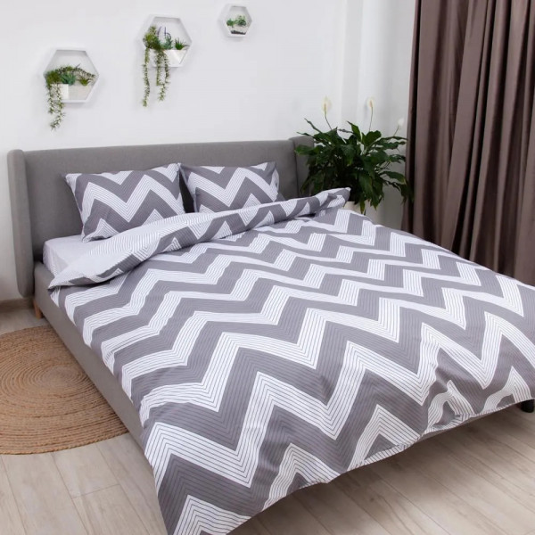 Постільна білизна полуторна ТЕП Happy Sleep Grey Peak 2-03794_28080 150х215 см