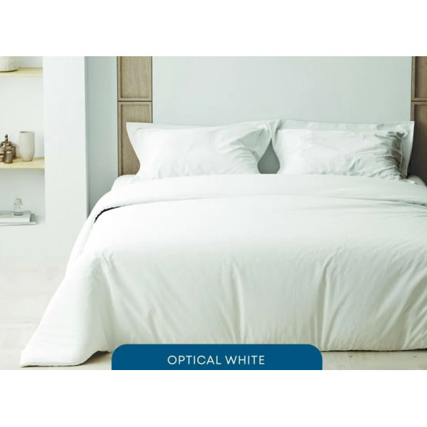 Постільна білизна полуторна ТЕП Optical White 2-00881_31929 150х215 см біла