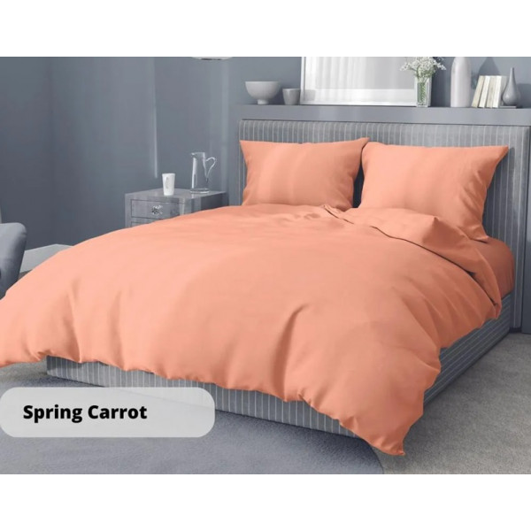 Постільна білизна полуторна ТЕП Spring carrot 2-00881_23715 150х215 см помаранчева