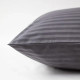 Постільна білизна євро ТЕП СТРАЙП САТИН Graphite 2-04694_33323 200х215 см графітове