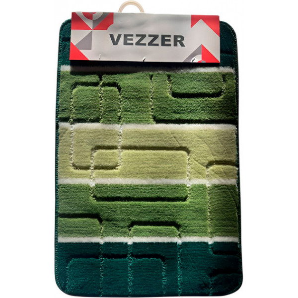 Килимок у ванну кімнату Vezer VZ2035Green 40х60 см зелений