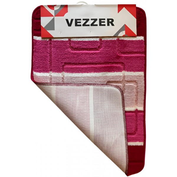 Килимок у ванну кімнату Vezer VZ2035Red 40х60 см червоний