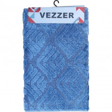Килимок для ванної Vezzer Standart VZSB6041 80х120 см синьо-сірий