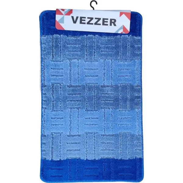 Набір килимків для ванної Vezzer Color line VZC05247 2 темно-сині предмети
