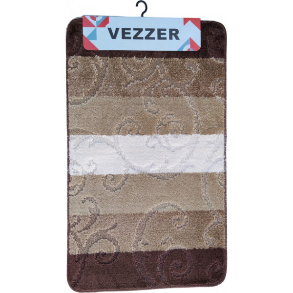 Набір килимків для ванної кімнати Vezzer Color line VZC10569/1618 2 предмети темно-коричневий