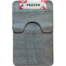 Набір килимків для ванної Vezzer VZ0201Gr 2 предмети графітовий