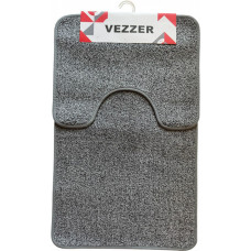 Набір килимків для ванної Vezzer VZ0201Grey 2 предмети сірий