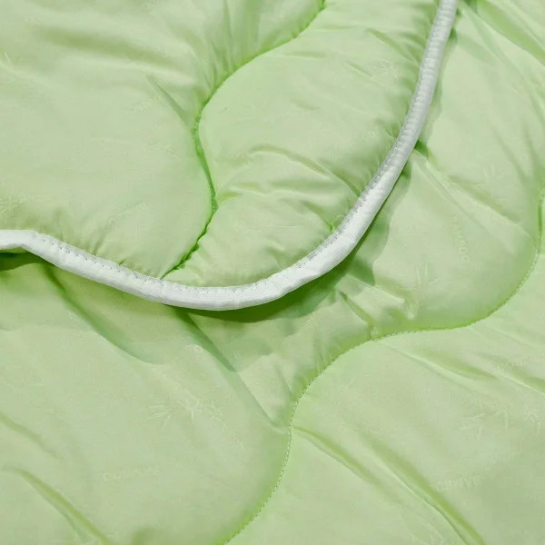 Ковдра полуторна силіконова Viluta Bamboo 21366 140x205 см салатова Ковдра полуторна силіконова Viluta Bamboo 21366 140x205 см салатова