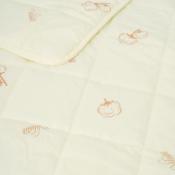 Ковдра полуторна бавовняна стьобана Viluta 21390 140x205 см бежева Ковдра полуторна бавовняна стьобана Viluta 21390 140x205 см бежева