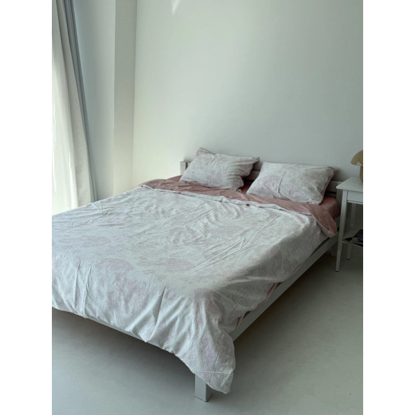 Постільна білизна двоспальне Dushka Home Сатин Плюш 21348 180х215 см