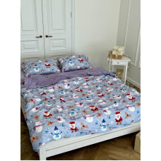 Постільна білизна двоспальне Dushka Home Сатин Плюш 21364 180х215 см