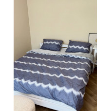 Постільна білизна сімейна Dushka Home Сатин Плюш 21342 160х215х2 см