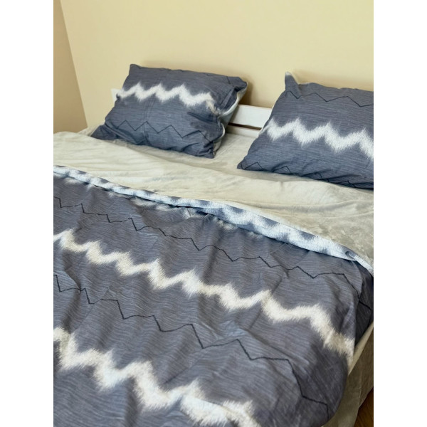 Постільна білизна сімейна Dushka Home Сатин Плюш 21342 160х215х2 см Постільна білизна сімейна Dushka Home Сатин Плюш 21342 160х215х2 см