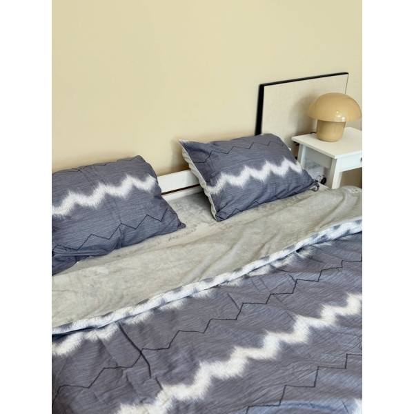 Постільна білизна сімейна Dushka Home Сатин Плюш 21342 160х215х2 см Постільна білизна сімейна Dushka Home Сатин Плюш 21342 160х215х2 см