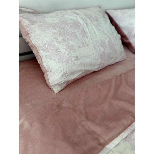 Постільна білизна сімейна Dushka Home Сатин Плюш 21350 160х215х2 см Постільна білизна сімейна Dushka Home Сатин Плюш 21350 160х215х2 см